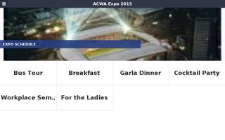 برنامه‌نما ACWA Expo 2015 عکس از صفحه