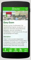 Easy Exam Poster