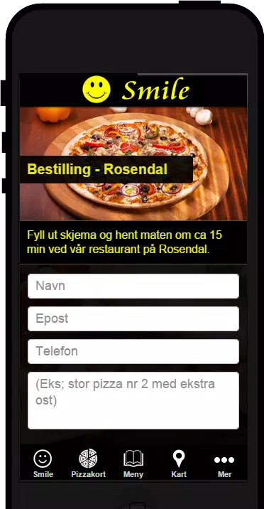 Smile pizza og grill Rosendal APK for Android Download