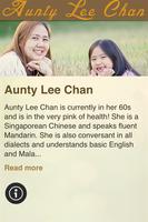 Aunty Lee Chan Affiche