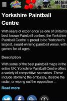 برنامه‌نما Yorkshire Paintball Centre عکس از صفحه