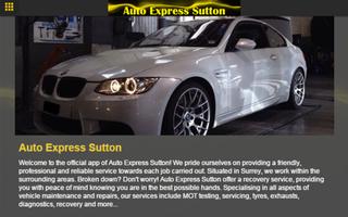 Auto Express Sutton Affiche