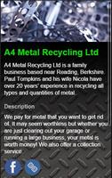 برنامه‌نما A4 Metal Recycling عکس از صفحه