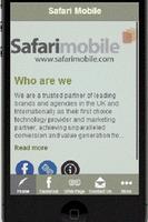 برنامه‌نما Safari Mobile عکس از صفحه