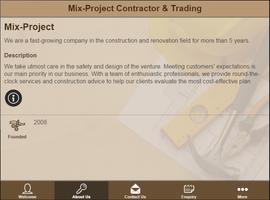 Mix-Project Contractor capture d'écran 1
