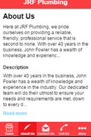 JRF Plumbing screenshot 1