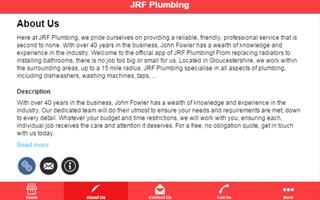 JRF Plumbing capture d'écran 2