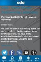 China Dental Outsourcing Lab captura de pantalla 2