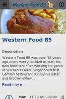 Western Food 85 الملصق