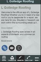 L Golledge Roofing capture d'écran 1