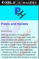 Pixels and halides ポスター