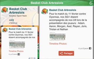 Basket Club Arbreslois capture d'écran 3