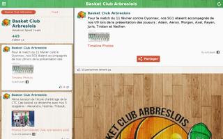 Basket Club Arbreslois capture d'écran 2