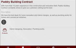 Paddry Building Contract capture d'écran 3