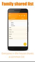 Shared Grocery Shopping List تصوير الشاشة 1