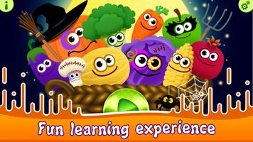 Funny Food! Educational Games  پوسٹر