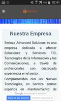 Serinza Solutions S.L. screenshot 2
