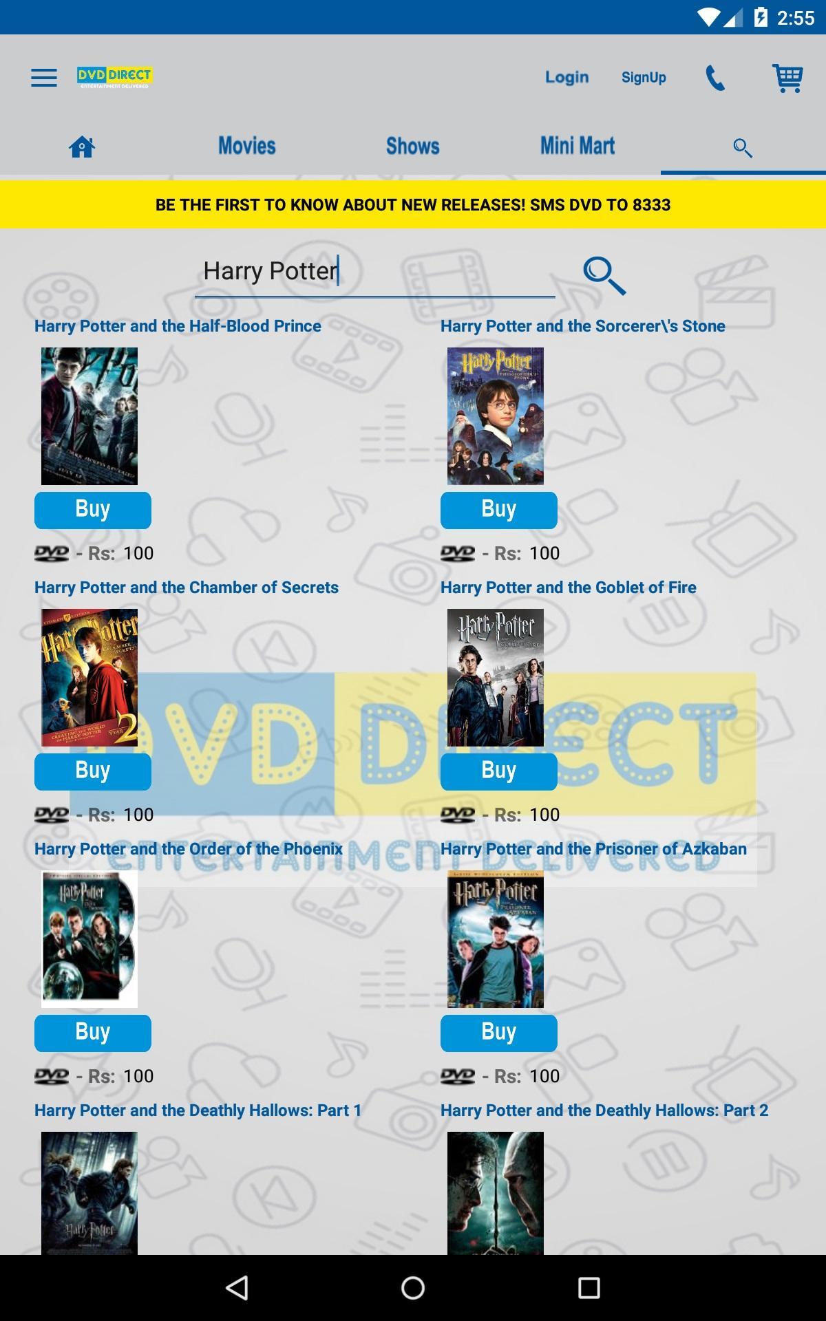 Dvd Direct for Android - APK Download