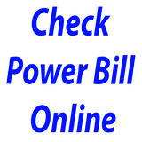 Power bill check online Zeichen