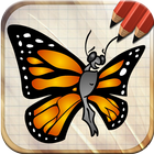 Draw Butterflies icône