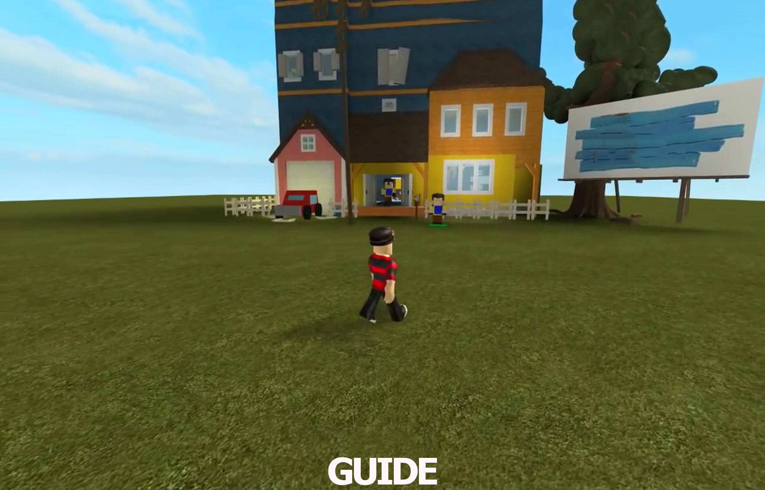 Guide For Hello Neighbor Alpha 4 Roblox For Android Apk - hello neighbor map 100 done roblox