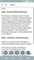 Bible Dictionary تصوير الشاشة 2