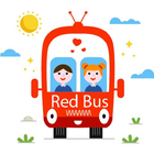 Big Red Bus - An offline video song aap for kids icône