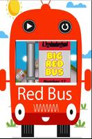 Big Red Bus - An offline video song aap for kids Affiche