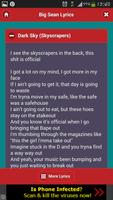 1 Schermata All Lyrics of Big Sean
