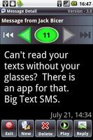 Big Text SMS الملصق