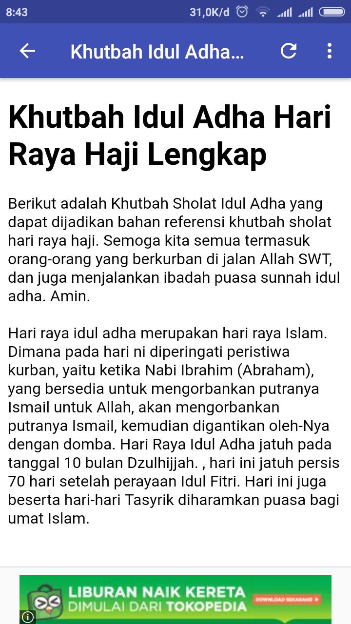 Teks Bacaan Bilal Sholat Idul Fitri - Berbagai Teks Penting