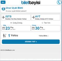 برنامه‌نما Uçak Bileti - BiletBayisi.com عکس از صفحه
