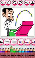 برنامه‌نما Coloring For Kids - Mister Bean عکس از صفحه