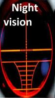 Binoculars Night vision poster