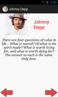برنامه‌نما Johnny Depp Biography & Quotes عکس از صفحه