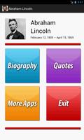 A. Lincoln Biography & Quotes Affiche