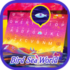 Icona Bird Sea World Theme&Emoji Keyboard