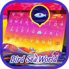 Bird Sea World Theme&Emoji Keyboard biểu tượng