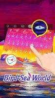 Bird Sea World Theme&Emoji Keyboard স্ক্রিনশট 2