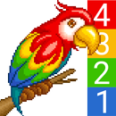 Bird Color By Number, Birds Pixel Art Sandbox APK