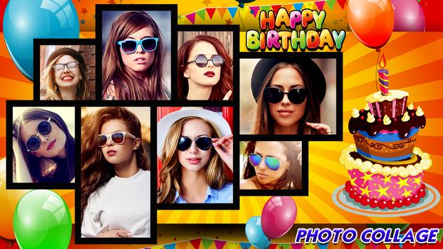 Birthday Collage Cake Status Photo Frame For Android Apk