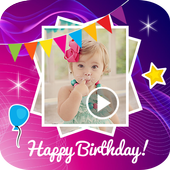 Happy Birthday Video Maker ikona