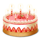 Icona Happy Birthday Cake Frames