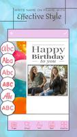 Birthday Frames captura de pantalla 2