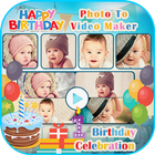 Birthday Photo Video Editor 圖標