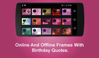 English Birthday Wishes Frames screenshot 3