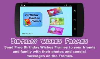 English Birthday Wishes Frames poster