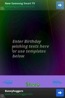 برنامه‌نما Birthday Message عکس از صفحه