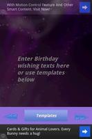 برنامه‌نما Birthday Message عکس از صفحه