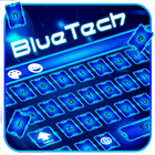 Blue Tech Keyboard Theme simgesi